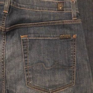7 FOR ALL MANKIND SLIMMY HIGH WAISTED SKINNY JEANS SIZE 32 like new/used